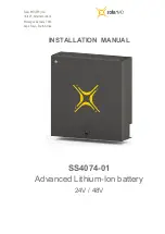 Solar MD SS4074-01 Installation Manual preview