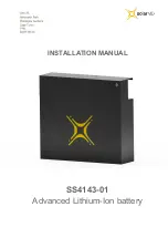 Preview for 1 page of Solar MD SS4143-01 Installation Manual