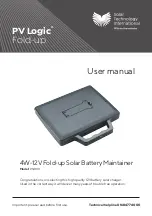 Solar Technology International PV Logic PS4001 User Manual preview