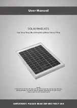 Solar Technology STP010 User Manual preview