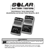 Preview for 1 page of Solar BA5 Manual