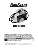 Solar CarStart CS1000 Instruction Manual preview