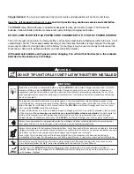 Preview for 2 page of Solar FMB1224 Owner'S Manual