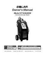 Preview for 1 page of Solar HT1224AGM Owner'S Manual