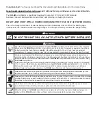 Preview for 2 page of Solar HT1224AGM Owner'S Manual