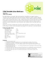 Preview for 1 page of Solar N00CX Instructions