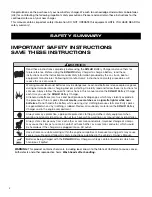 Preview for 2 page of Solar Octane OS6110 Owner'S Manual