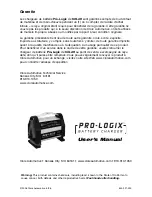 Preview for 24 page of Solar Pro-Logix PL2208 User Manual