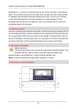 Preview for 5 page of Solar SR530C8 Operating Instructions Manual