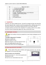 Preview for 6 page of Solar SR530C8 Operating Instructions Manual