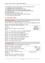 Preview for 14 page of Solar SR530C8 Operating Instructions Manual