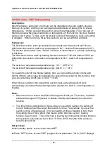 Preview for 16 page of Solar SR530C8 Operating Instructions Manual