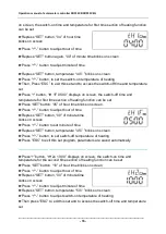 Preview for 17 page of Solar SR530C8 Operating Instructions Manual