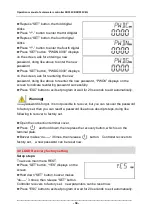 Preview for 35 page of Solar SR530C8 Operating Instructions Manual