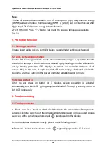 Preview for 38 page of Solar SR530C8 Operating Instructions Manual