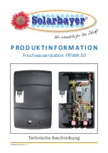 Solarbayer FRIWA 50 Manual предпросмотр