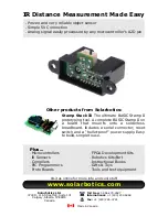 Preview for 8 page of Solarbotics GP2Y0A02YK0F Manual