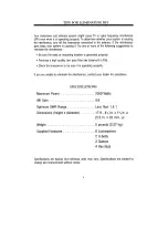 Preview for 5 page of Solarcon A-99 Assembly Instructions Nstructions / Owners Manual