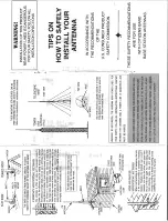 Предварительный просмотр 16 страницы Solarcon A-99 Assembly Instructions Nstructions / Owners Manual