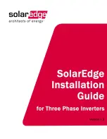 Предварительный просмотр 1 страницы SolarEdge Power Harvesting System Installation Manual