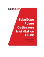 SolarEdge Power Optimizer Installation Manual предпросмотр