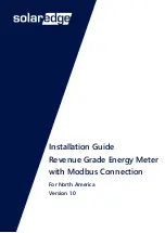 Preview for 1 page of SolarEdge SE-RGMTR-3D-208V-A Installation Manual