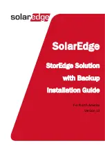 Preview for 1 page of SolarEdge StorEdge SE7600A-US1 Installation Manual