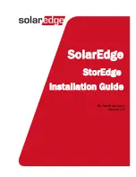 SolarEdge storedge Installation Manual preview
