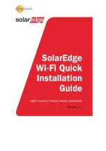 Предварительный просмотр 1 страницы SolarEdge Wi-Fi Kit Quick Installation Manual