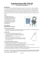 SolarGoesGreen SGG-F156-3R Instructions preview