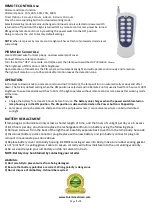 Preview for 2 page of SolarGoesGreen SGG-FL12W-Extreme Quick Start Manual