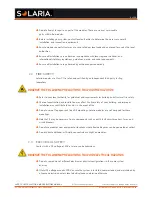 Preview for 3 page of Solaria 210W Safety, Installation, And Operation Manual