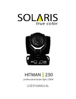 Solaris HITMAN 230 User Manual preview