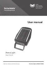 Предварительный просмотр 1 страницы SolarMate SMAL001 User Manual