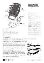 Предварительный просмотр 2 страницы SolarMate SMAL001 User Manual