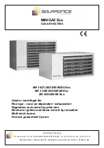 Solaronics MINIGAZ Eco Manual preview