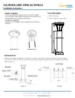 SolarPath 2SPBL13 Installation Instructions предпросмотр