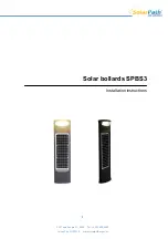 SolarPath SPBS3 Installation Instructions Manual предпросмотр