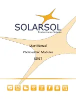 Solarsol SSP27 User Manual preview