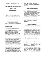 Solartec S60MC Series Installation Manual preview