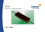 Solartron Metrology BICM Series User Leaflet предпросмотр