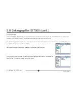 Предварительный просмотр 20 страницы Solartron Metrology SI7500 Quick Start Manual