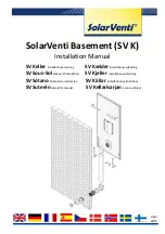 SolarVenti SV14K Installation Manual предпросмотр