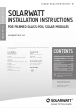 Preview for 1 page of solarwatt Vision 60P style Installation Instruction