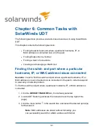 Preview for 61 page of SolarWinds User Device Tracker UDT Quick Start Manual