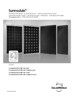 SolarWorld Sunmodule Plus SW xxx Compact mono series User Instructions preview