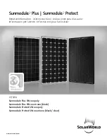 Preview for 1 page of SolarWorld Sunmodule Plus User Instructions