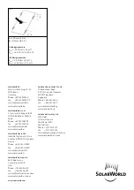 Предварительный просмотр 12 страницы SolarWorld Sunmodule Protect Series User Instructions