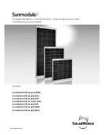 SolarWorld Sunmodule SW xx poly RGA User Instructions preview