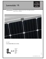 Preview for 1 page of SolarWorld Sunmodule SWA XL mono Series User Instructions